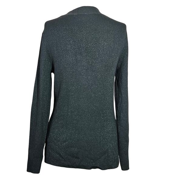 Vince Camuto Metallic Knit Sweater Size Medium - Picture 2 of 4